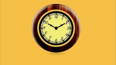 Wall Clock Create in Corel DRAW X6 all in one graphics by jawed siddiqui