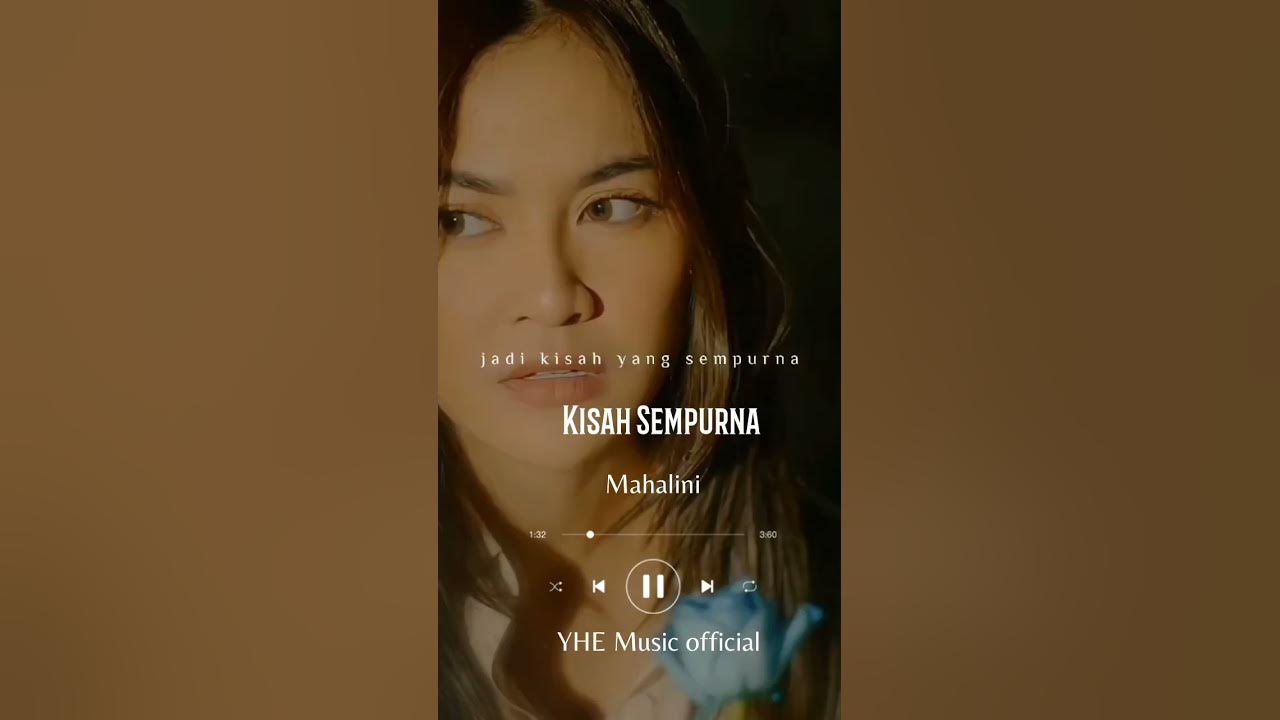 Kisah Sempurna (Mahalini) Music Vido//Lirik Lagu//