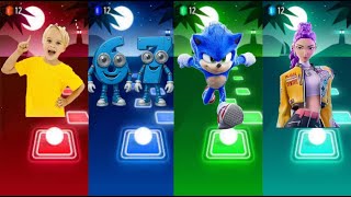 Tiles Hop K-pop demons 🆚 SONIC 🆚 STEAL A BRAINROTS 🆚 VLAD AND NIKKI EDM RUSH screenshot 5