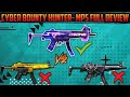 NEW CYBER BOUNTY HUNTER MP5 FULL REVIEW || BEST MP5 GUN SKIN IN FREE FIRE || CYBER MP5 ABILITY TEST