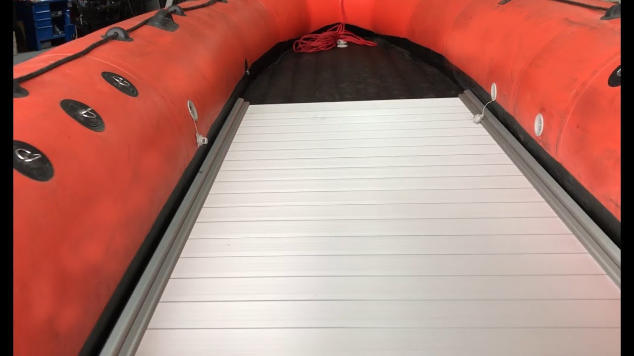 Жесткий алюминиевый пол в НДНД лодки