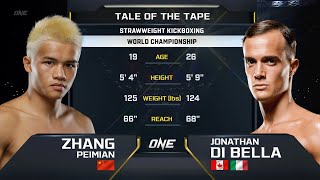 Zhang Peimian vs. Jonathan Di Bella | ONE Championship Full Fight