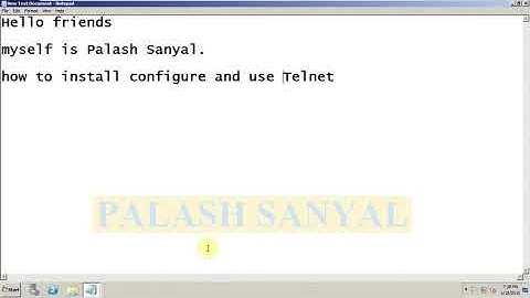 how to Install Configure and use Telnet in windows server 2008 r2