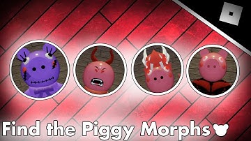 How to find PUPPET, EVIL, ANTMAN AND DRAGON PIGGY MORPHS IN FIND THE PIGGY MORPHS || Roblox