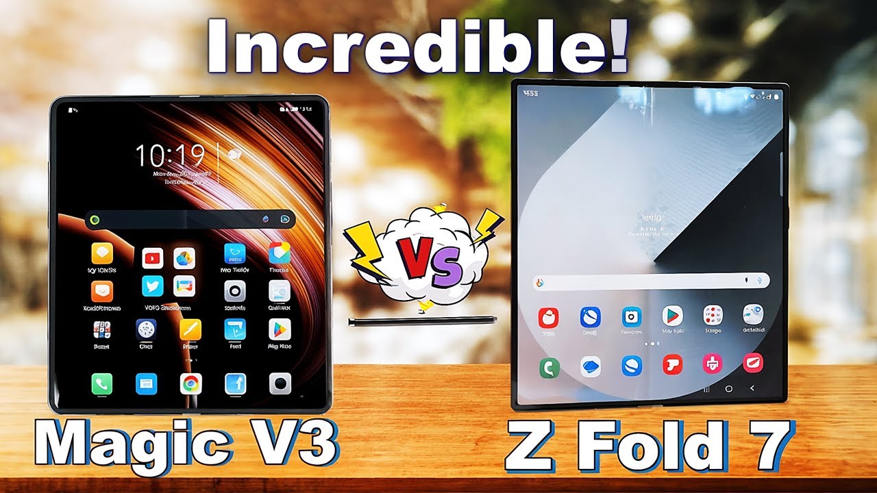 Z Fold 7 Samsung VS Honor Magic V3 - Surprising results...
