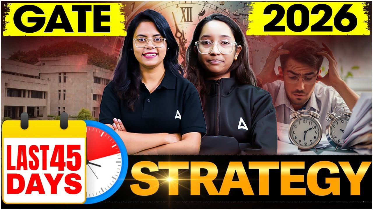 GATE BT XL 2026 | GATE 45 Days Preparation Strategy | Gate Exam ...