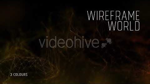 Wireframe World | Motion Graphics - Envato elements