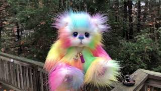 ChongYi Bears Rainbow bear artist bear handmade teddy bear