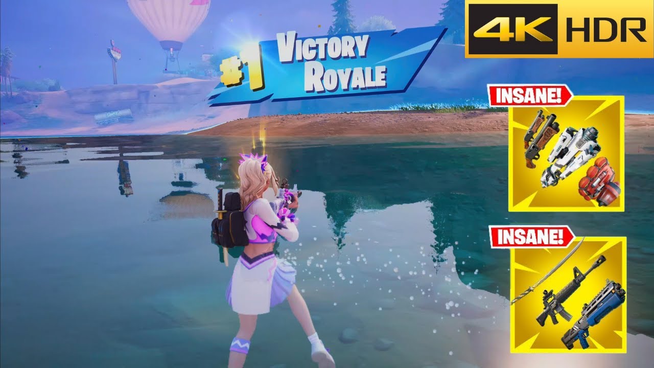 Fortnite Battle Royale ( Zero Build) 4k 60fps gameplay (Fortnite chapter 7 )