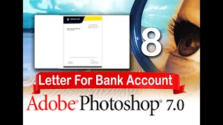 how to make letter head  for bank account opening