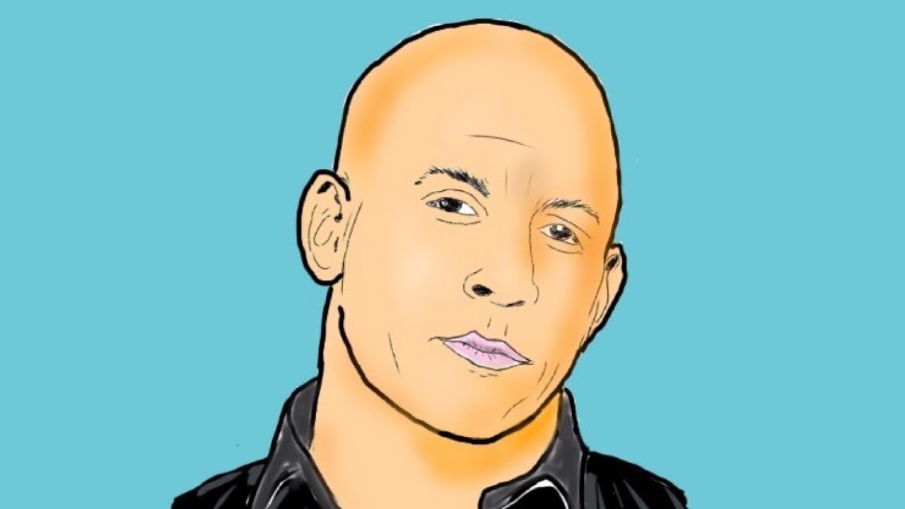 Tracing Picture -  Vin Diesel Fast and Furious