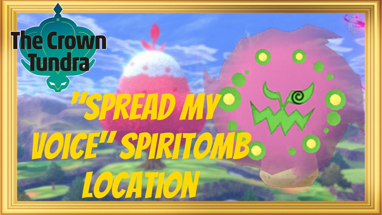 Spiritomb - Evolutions, Location, and Learnset, Crown Tundra DLC