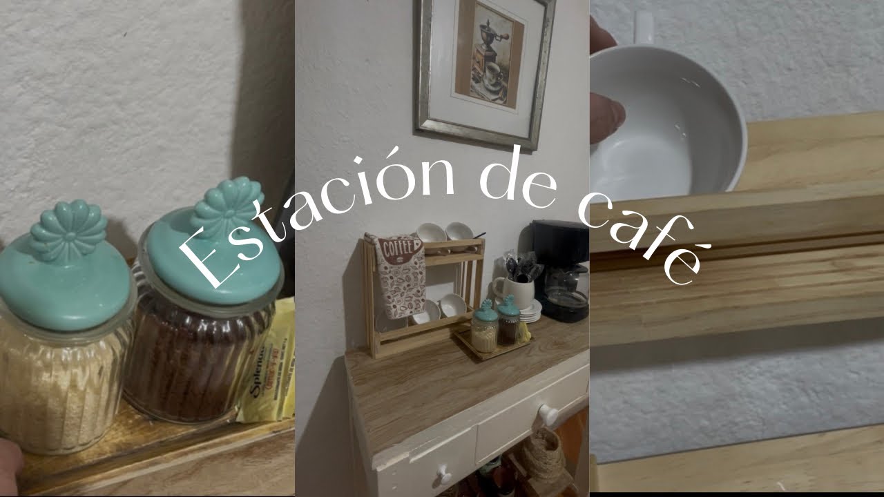 Кофейная станция на маленькой кухне | Идея и повторное использование