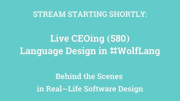 Live CEOing Ep 580: Language Design in Wolfram Language [Multicomputation]