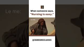 Nursing Easy Hai 😡 #ViralShorts #NursingMeme #Fun