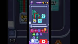 How to beat Pixel Flow Level 1820 walkthrough solution, no power ups(no commentary just chill music)