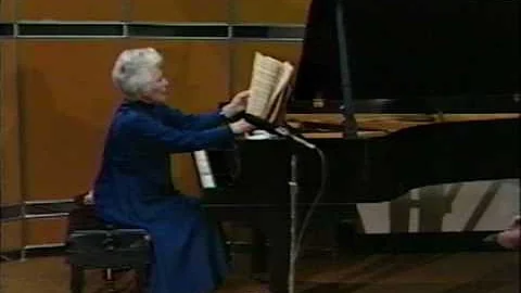 VIDEO: The Teaching of Artur Schnabel - Eunice Norton, 1987 (4/18)