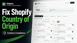 How to Fix Shopify Country of Origin Issues in Bulk | Customs Compliance with Origova Demo