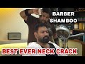 ASMR Head massage with coconut oil , Neck cracking, Indian Barber, SHAMBOO BARBER