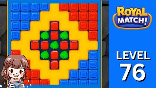 Royal Match Level 76 Walkthrough Solution (No Boosters) ๐โ๏ธ