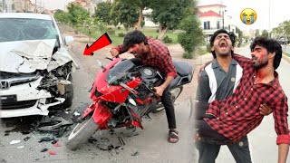 Sk Ka Accident Hogia 😱 Dream Bike Crashed Hogayi 😭