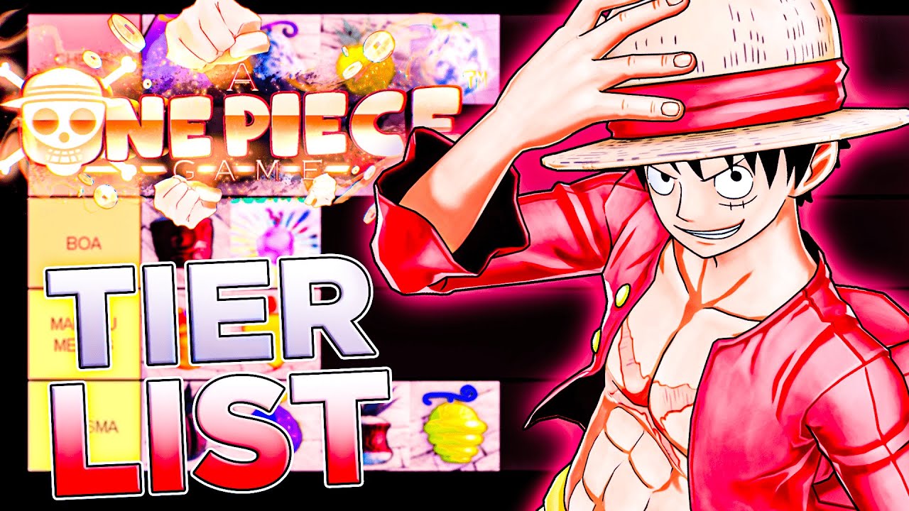 TIER LIST ATUALIZADA DAS FRUTAS DO A ONE PIECE GAME! 