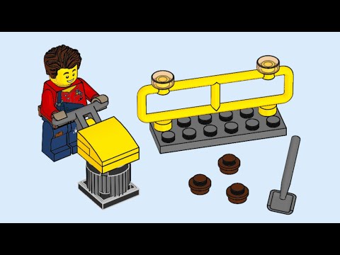 LEGO 952018 Instructions | City | Harl Hubbs with Tamping Rammer | Construction | Magazine Gift