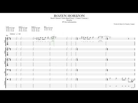 BanG Dream バンドリ Roselia ROZEN HORIZON