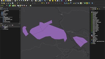 Point to polygon using QGIS