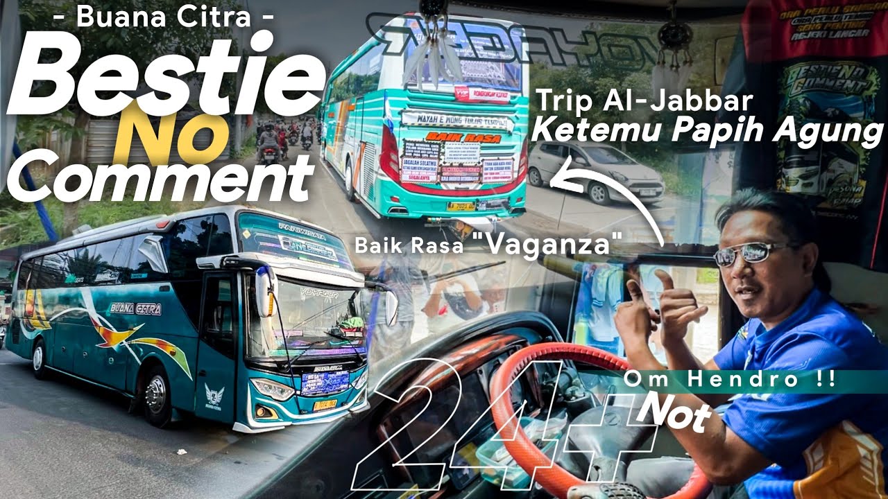 BUS NYA UNIK SUPIRNYA JUGA ASIK !! KONVOI SESAMA UNIT ARTIS TOSCA | Trip Mania Al-Jabbar Bandung