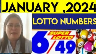 Super Lotto 6/49-Rudy Baldwin Lotto Numbers-January 2024