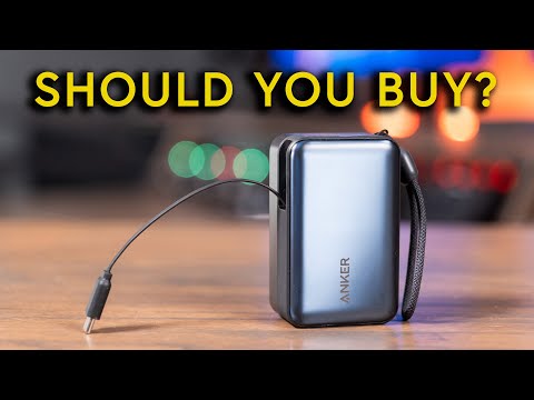 Video thumbnail: "Anker Nano 45 Watt with Retractable Cord Review: The Tiny Power Bank" — hands-on review by Adam Talks Tech on YouTube