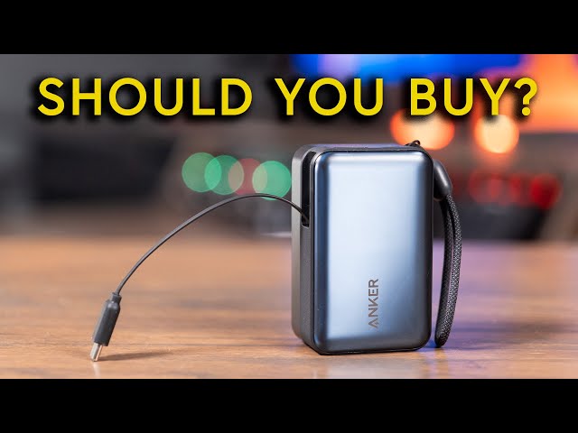 Anker Nano 45 Watt with Retractable Cord Review: The Tiny Power Bank -  YouTube