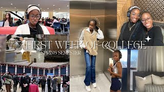 FIRST WEEK BACK IN COLLEGE | stonybrook uni, new classes, seeing friends, gym days, involvement fair