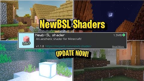 REVIEW Newb-SL SHADERS KEREN BANGET!! HP KENTANG LANCAR - MINECRAFT SHADERS