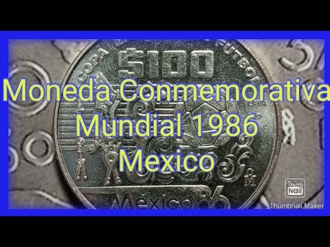 Moneda Conmemorativa Mundial De Mexico 1986