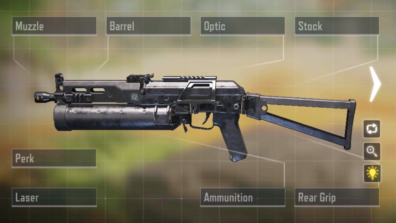 Cod Mobile : All PP19 Bizon gunsmith attachments ! (MAX level) - YouTube