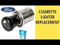 Broken Car Cigarette Lighter - Replacement Fuses HOW TO DO - Ford Fiesta 1.2 2010