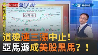 道瓊連三漲中止！財富500強揭蘋果跌出前3名 亞馬遜成美股黑馬？！｜主播詹璇依｜【iStock盤前解析】20200520｜三立iNEWS