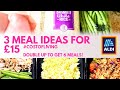 How to eat for £15 a week | Extreme Emergency Meal Plan | Haul - DOUBLE UP TO GET 6 MEALS