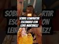 NISI SOBRE COMPARTIR ESCENARIO CON LEIRE MARTINEZ! #nisi #leiremartinez