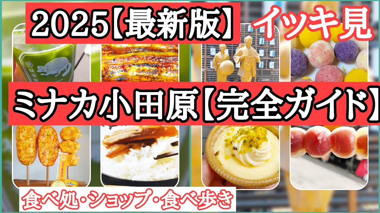 小田原駅近、食べ処・食べ歩きグルメ・フードコート・お土産店いっきにまわります