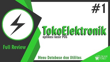 Program Kasir Untuk Pengelolaan Toko Elektronik Part 1