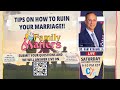 Live : Family matters - Tips on how to RUIN your marriage!! - live by Dr. Hani Ashamalla .