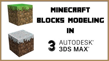 Tutorial | MineCraft Blocks Modeling in 3Ds Max | For Beginners.
