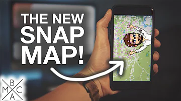 How do you get the map on Snapchat?