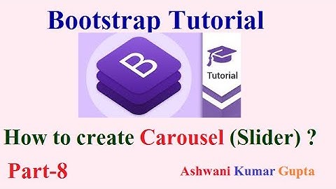 How to create Carousel (Slider) in Bootstrap ? | Bootstrap tutorial in Hindi | Urdu Part 8