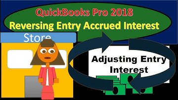 QuickBooks Pro 2018 Reversing Entry Accrued Interest