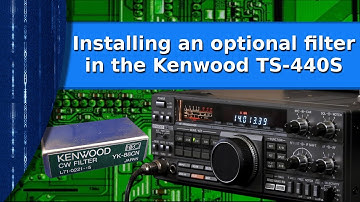 Ham Radio - Installing an optional CW filter in the Kenwood TS 440S