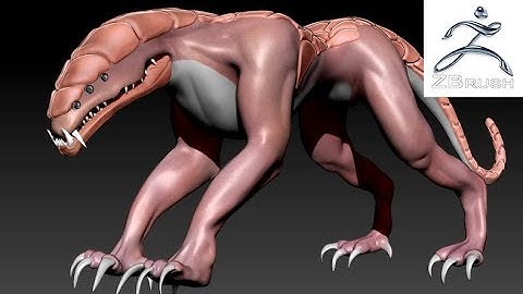 My Creature Render Zbrush 3D Model